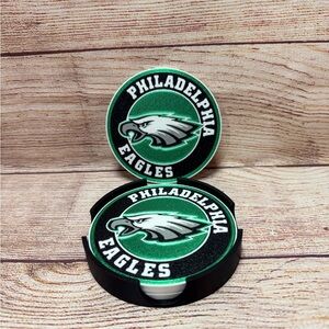 Philadelphia Eagles NFL Drink Coaster Set of 4 3d Printed